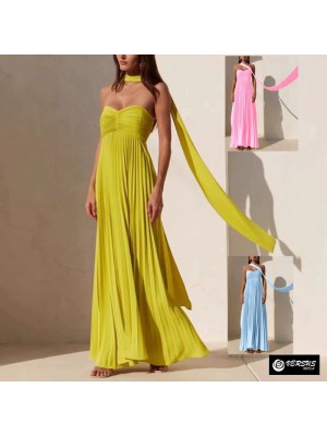 Vestito Donna Maxi Diciottesimo Festa Occasione Speciale Party Dress 110559